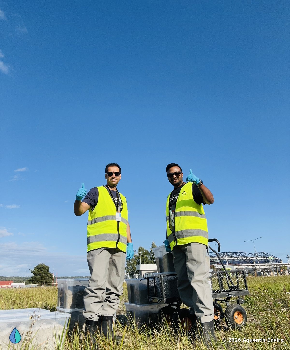 PFAS field sampling campaign at a contaminated site